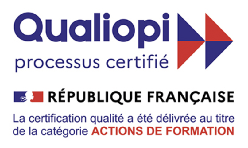 Logo Qualiopi — La certification qualité a été délivrée au titre de la catégorie Actions de formation